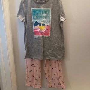 Abercrombie size 13/14 summer pajamas